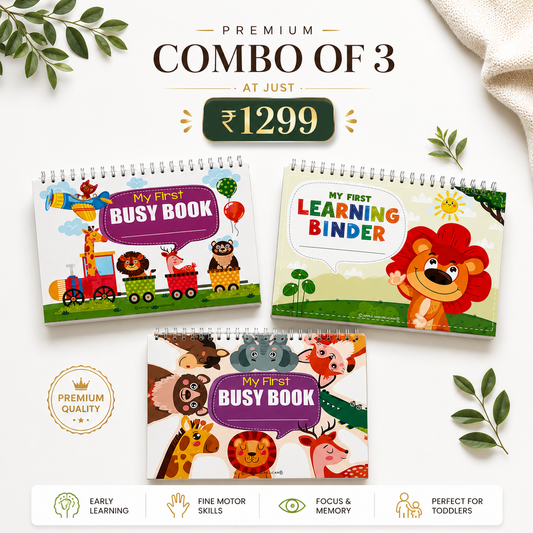 Combo of 3-Busy books